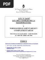 L24937-16!3!06 Ley Consejo de La Magistratura