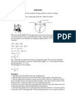 Spherometer Expt 5