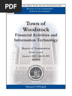 Town of Woodstock: Financial Activities and Information Technology