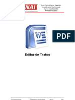 SENAI - Editor de Textos