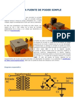 Construya Una Fuente de Poder Simple