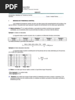 Guia N°3 Medidas de Tendencia Central SOLUCION