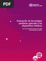 Evaluación de Tecnologías Sanitarias Aplicada A Los Dispositivos Médicos