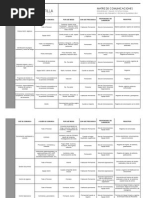 Matriz de Comunicaciones