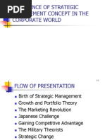 Emergence of Strategic Management