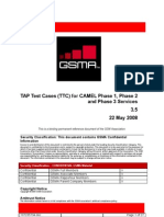 GSM PRD TD.46 TAP Test Cases (TTC) For CAMEL Phase 1, Phase 2 and Phase 3 Services v3.5