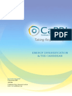 Caribbean Policy Research Institute (CaPRI), Energy Diversification and The Caribbean, 12-2009