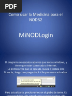 Como Usar La Medicina para El NOD32