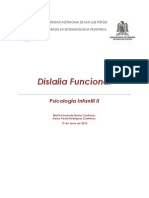 Dislalia Funcional