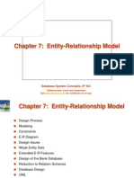 Chapter 7: Entity-Relationship Model: Database System Concepts, 6 Ed