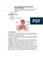 Anatomía. Fisiologia y Fsiopatologia de Los Pulmones