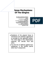 Microsoft PowerPoint - Defense Mechanisms of The Gingiva (Compatibility M