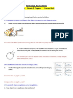 9 - (Physics) Unit 1 Formative Assessments