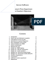 Gernot Hoffmann Newton's Prism Experiment and Goethe's Objections