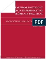 Partidos Políticos y Democracia en Perspectivas Teóricas Prácticas