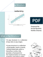 Broadbanding Pay Structure