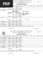 Consolidation Grade List - KSRCT B.e.mechanical Engineering, April / May 2012