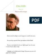 Émil Cioran - de Silogismos de La Amargura