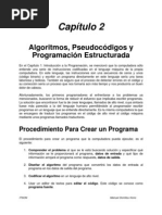 Capítulo 2 - Algoritmos, Pseudocódigos y Programación Estructurada