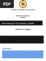 Sistemas Operativos-Administración de Entrada y Salida