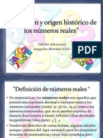 Definición y Origen Histórico de Los Números Calculo Diferencial