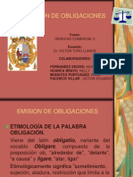 Emision de Obligaciones