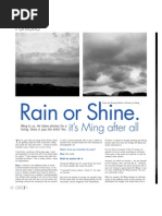 Rain or Shine.: It's Ming After All