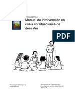 Manual de Intervención en Crisis en Situaciones de Desastre