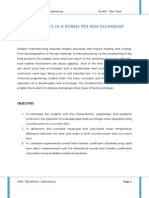 Performance of A Double-Pipe Heat Exchanger: Unit Operations Laboratory