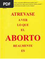 Atrévase A Ver Lo Que El Aborto Realmente Es