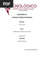 UNIDAD 2 Administración de Procesos y Del Procesador