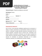 Proyecto 1er Grado