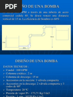 Diseño de Una Bomba