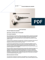 RTD and Thermocouple Sensors