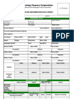 Information Data Sheet - 2012