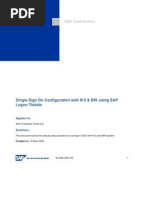 Single Sign On Configuration With R 3 &amp BW Using SAP Logon Tickets