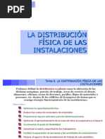 Distribucion Fisica de Las Instalaciones