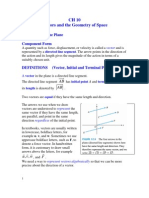 CH 10 Vectors and The Geometry of Space