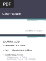 Sulfur Products: Ariziel Ruth D. Marquez