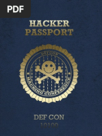 DEFCON 20 DIY Hacker Passport