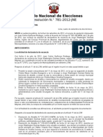 Resolucion JNE Suspensión de Charles Zevallos