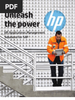 HP Applications Management Solutions For SAP