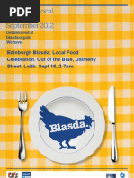 Edinburgh Blasda Poster