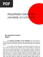 Philippines Under The Japanese Occupation