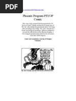 Phoenix Program Psyop Comic