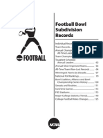 Football Bowl Subdivision Records