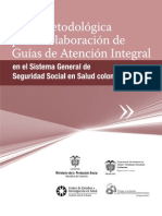 Guia Metodologica para La Elaboración de Guías de Atención Integral