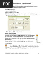 Creating A Poster in Adobe Illustrator