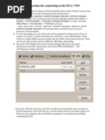 Instructions For Connecting To The SFLC VPN: Openvpn-Gnome. You Can Either Do This From The Package Manager (Main Menu