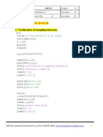 VTU DSP Lab Manual 5th Sem E C Matlab Programs and CCS Studio Programs